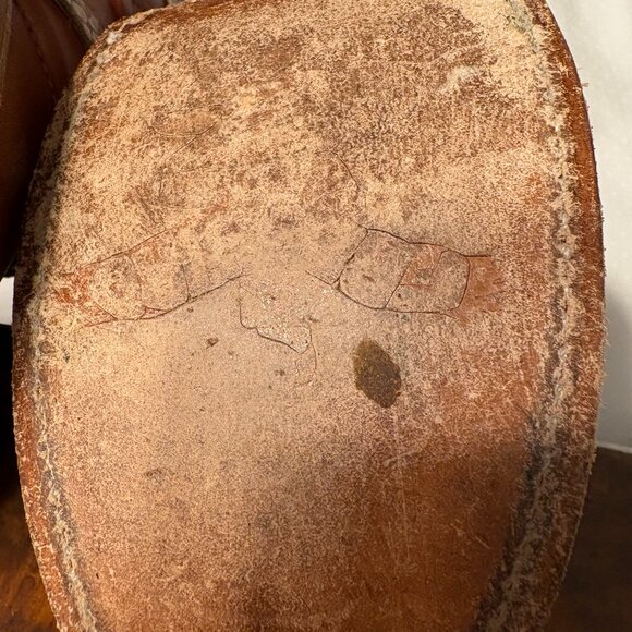 FREEBIRD Boots Light Brown with 3 Zippers + Tan Roping - Picture 10 of 11